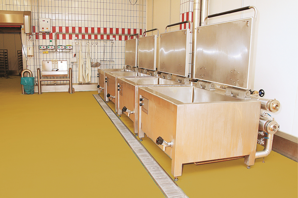 Ucrete industrial flooring for food industry