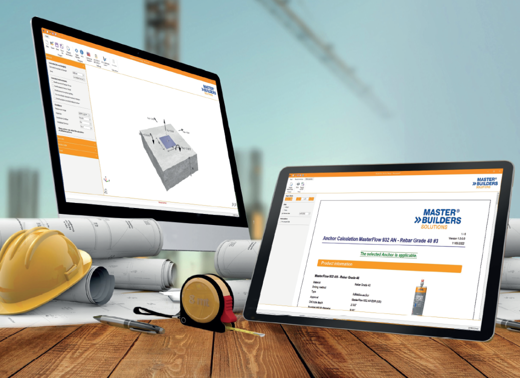 Download the MasterFlow Anchor Grouts Software from Master Builders Solutions