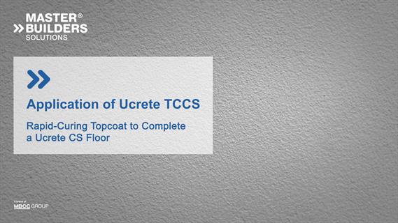 Watch: Applying Ucrete CS Heavy-Duty Flooring 