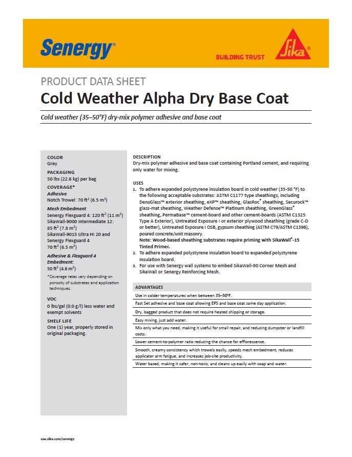 ​​​​​​Cold Weather Alpha Dry Base Coat