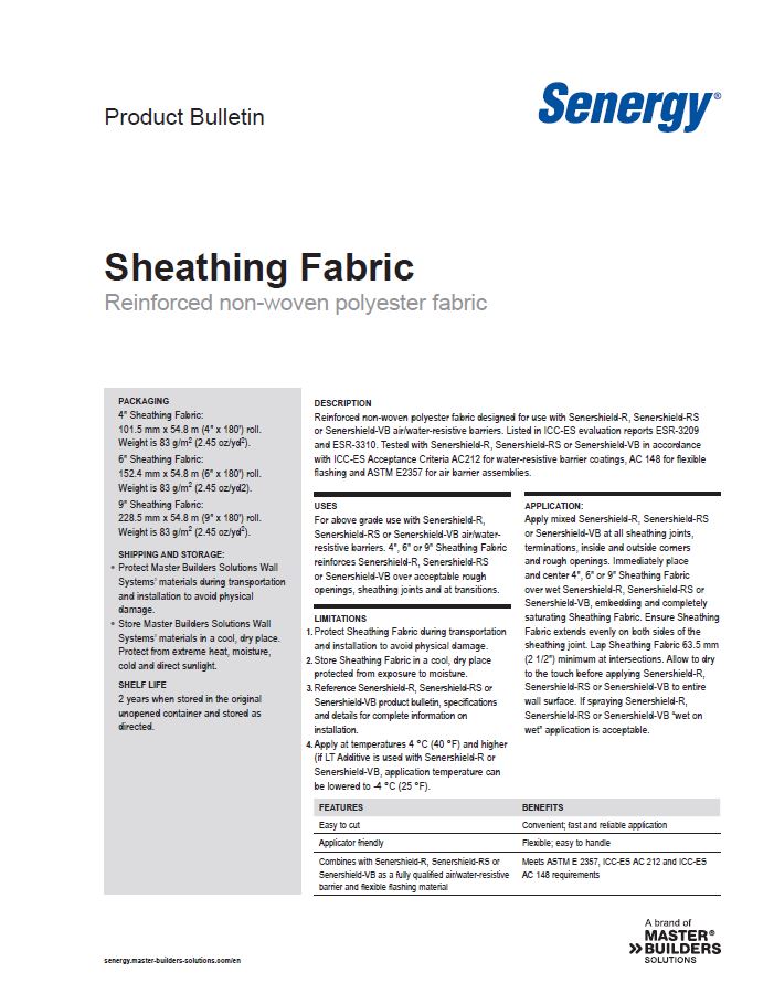 Sheathing Fabric Teaser Image