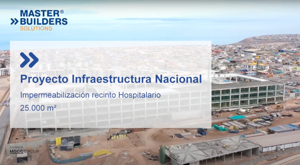 Impermeabilización en Proyecto de Infraestructura Nacional, el Nuevo Hospital de Alto Hospicio!