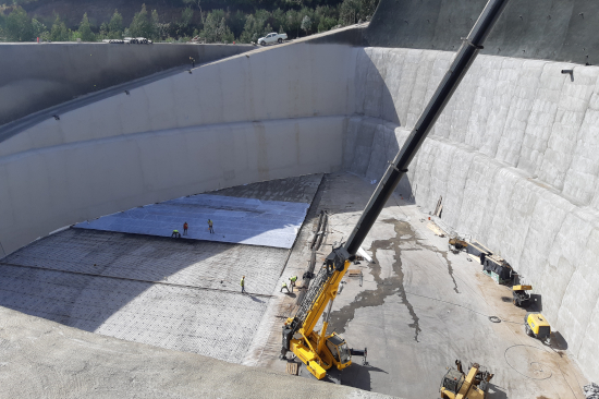 Central hidroeléctrica Calheta III - Regularização, selagens e impermeabilização