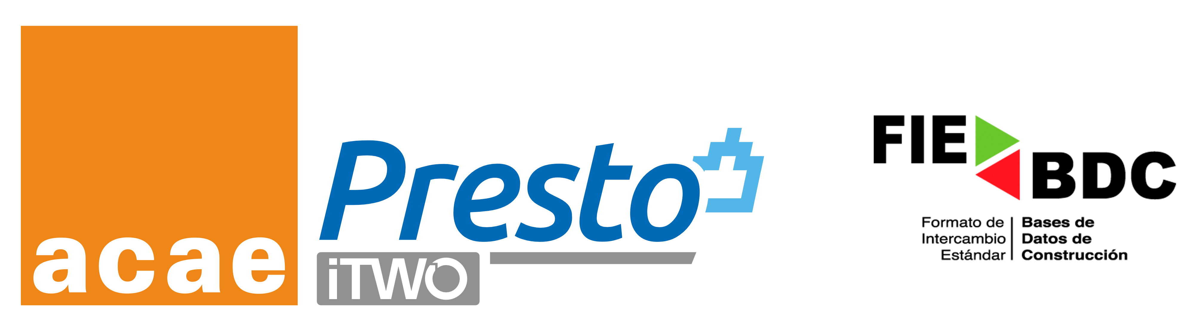 Logotipo Presto y Acae